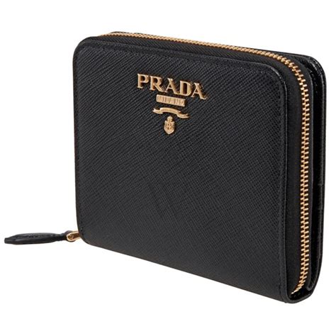 prada milano wallet black mens|buy Prada wallet online.